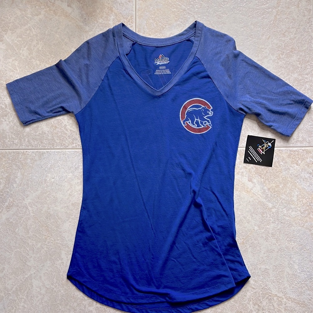 NWT Majestic Chicago Rizzo 44 On Field Victory shirt. Size Small.